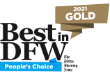 Best in DFW People's Choice Award 2021 Gold